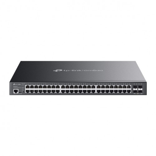 Omada 48-Port Gigabit and 4-Port 10GE SFP+ L2+ Managed Switch with 40-Port PoE+ & 8-Port PoE++ Omada 48-Port Gigabit and 4-Port 10GE SFP+ L2+ Managed Switch with 40-Port PoE+ & 8-Port PoE++